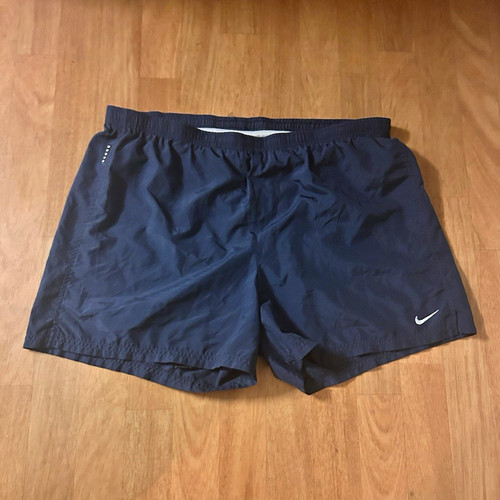 Nike men blue running shorts - blue,