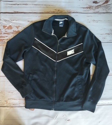 Nike navy full - zip, poly