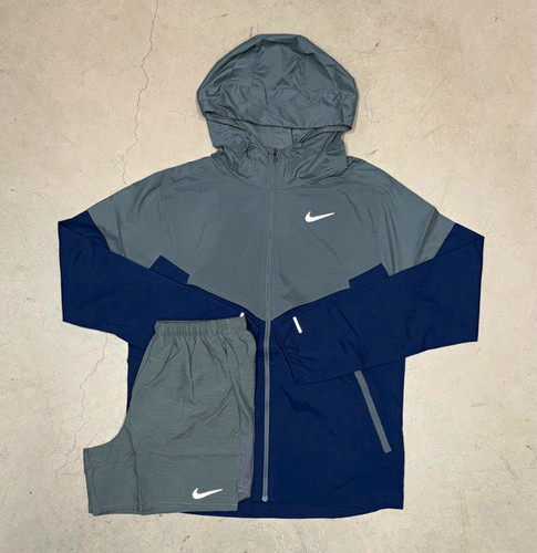 Nike grey navy tracksuit - nike, set